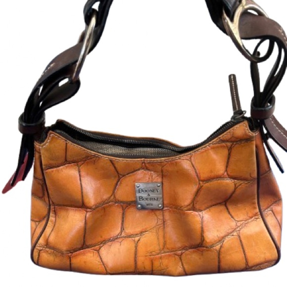Dooney and Burke Y2K Shoulder Bag in Camel color